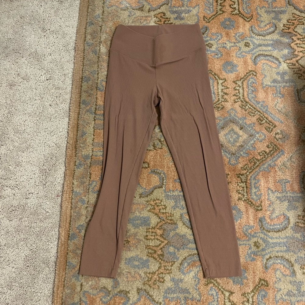 Ribbed leggings
